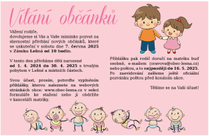 Vítání občánků